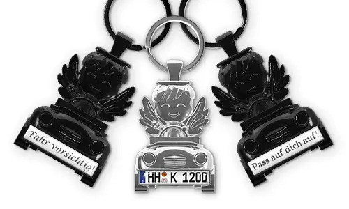 category-keychain-angel-in-car-license-plate-coated