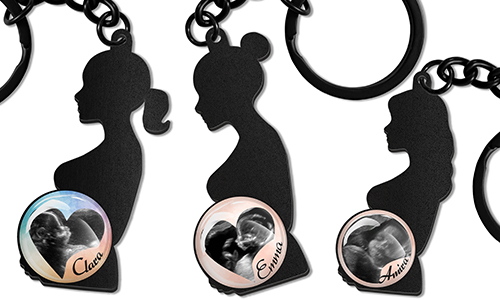 Keychain for expectant mothers