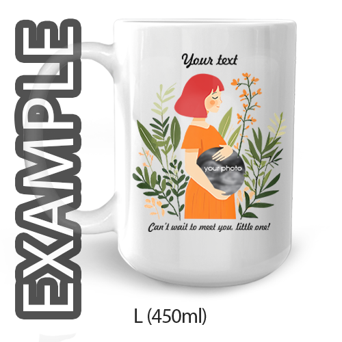 Taza personalizada para futura madre