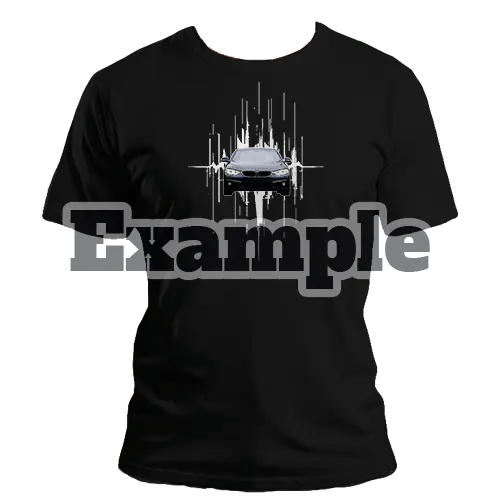 T-shirt With Car Motorcycle Truck