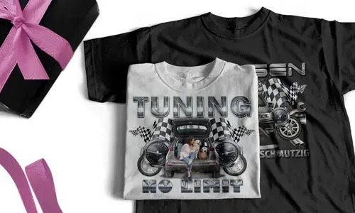 shirt tuning Schwarz 