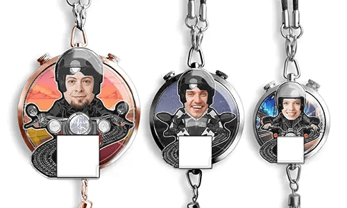 Car air freshener foto motorcycle rider