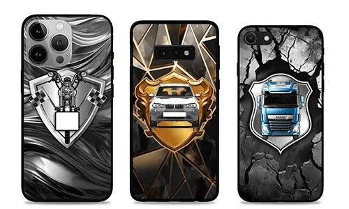 Auto-telefoon-hoes-ontwerp