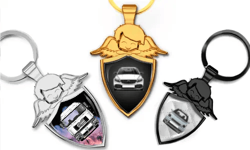 Guardian-Angel-Keychain-Shild