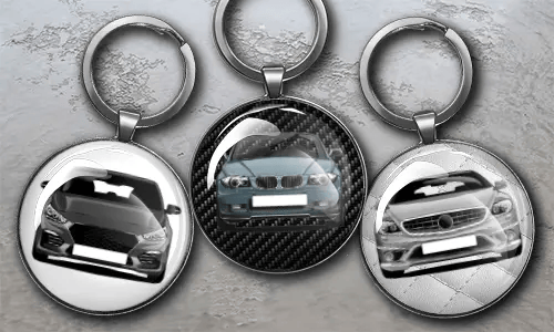 Keychain round - Premium