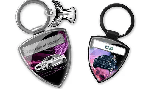 Keychain shield - the best gift for your sister