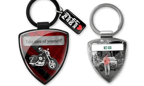 Keychain shield for boyfriend