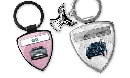 Shield keychain as a gift for yourself