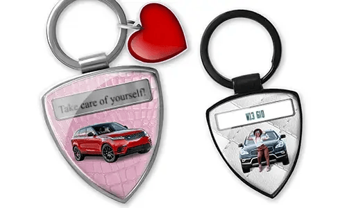 Keychain shield - gift for your wife