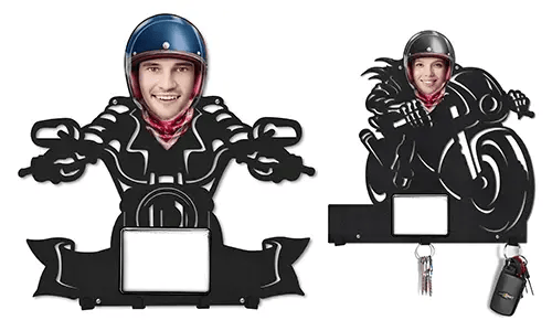 Schlüsselbrett für Motorradliebhaber