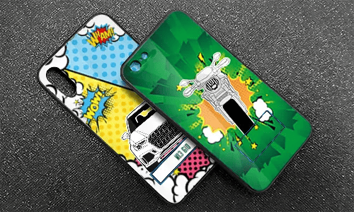 Funda de móvil de cómic