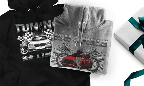 Tuning-Hoodie mit deinem Foto