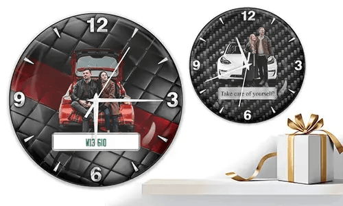 Orologio da parete Coolline con auto/foto per le coppie