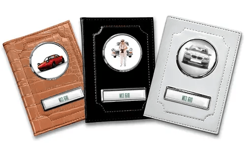 Car documents holder lying
