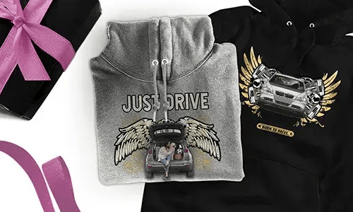 auto pullover Schwarz mit schwarzem Auto pullover auto
