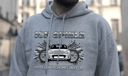 tuning pullover Grau 