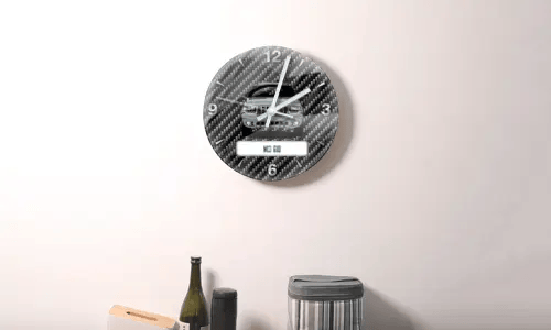 wanduhr mit foto auf dem Wand wanduhr mit bildern