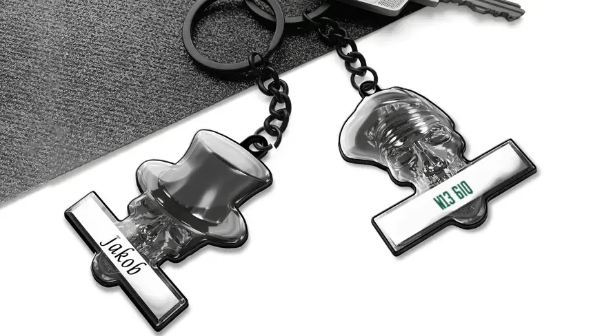 head-keychain-skull-license-plate