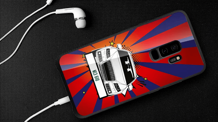 Mobile Case Comic Silhuette